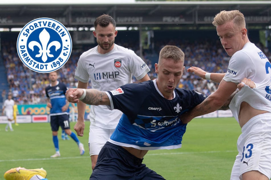 Nur Remis: SV Darmstadt 98 verspielt doppelte Führung gegen Heidenheim