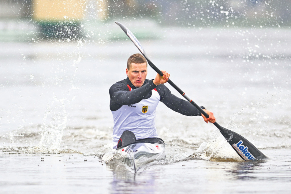 Tausende Trainingskilometer hat Tom Liebscher-Lucz auf der Elbe gepaddelt.