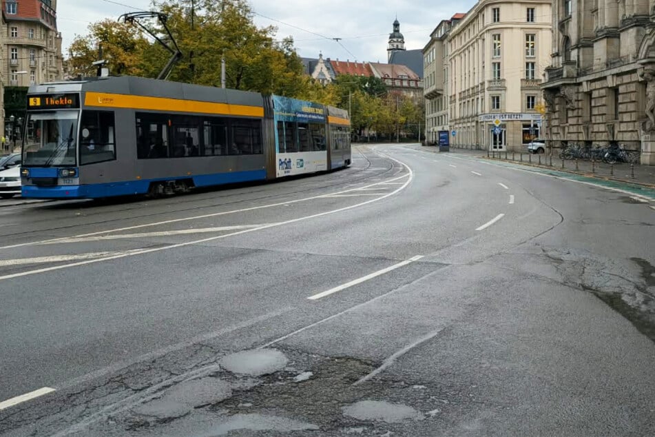 Leipzig: Wegen Erneuerungen der Fahrbahn gesperrt: Ab hier ist der Leipziger Innenstadtring bald dicht