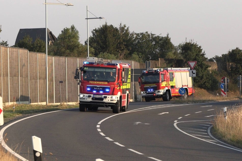 Feuerwehren aus den Landkreisen Nordsachsen und Leipzig sowie der Stadt Leipzig nahmen an der Übung teil.