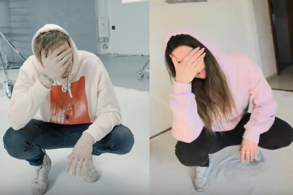 Die Fans stellen einzelne Bilder aus dem Video nach.