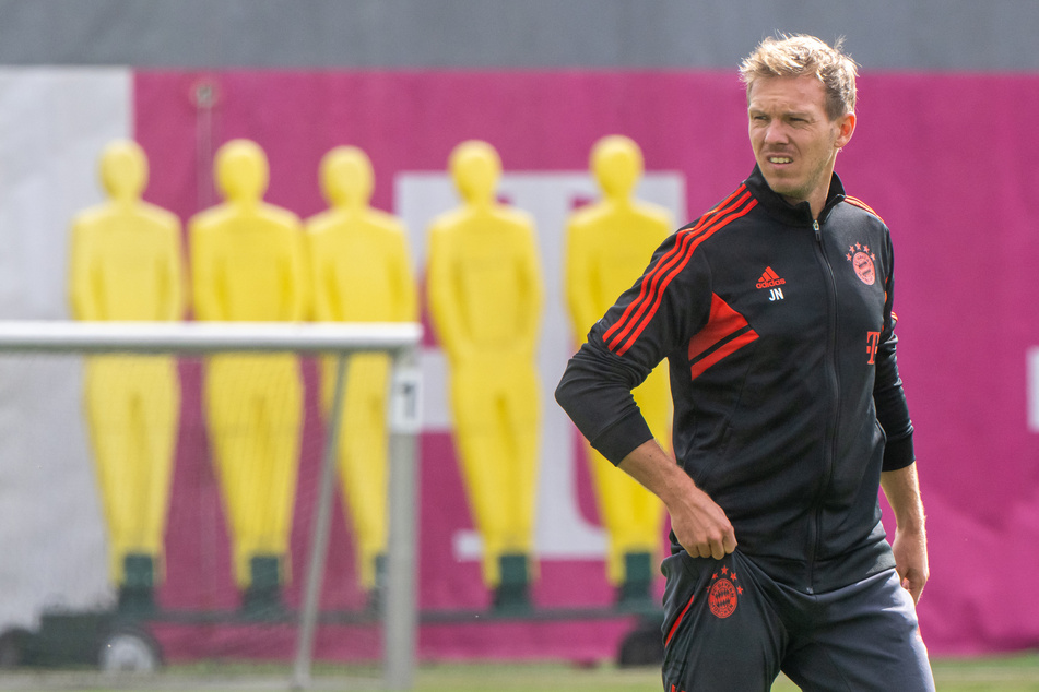 Bayern-Trainer Julian Nagelsmann (35) setzt auf den Erfolg des Teams in Pilsen.