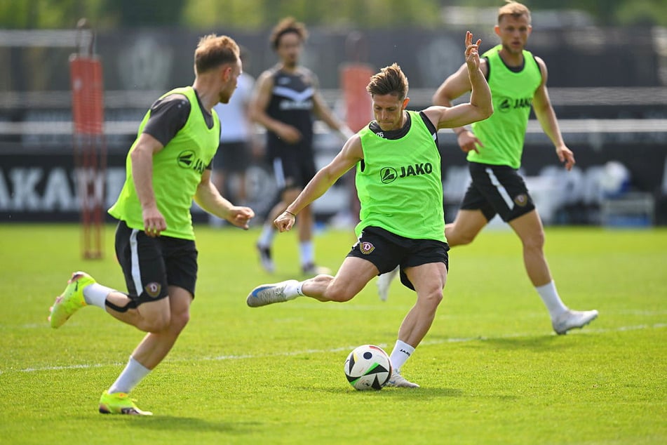 Versucht sich im Training aufzudrängen: Jan-Hendrik Marx (30, M.).