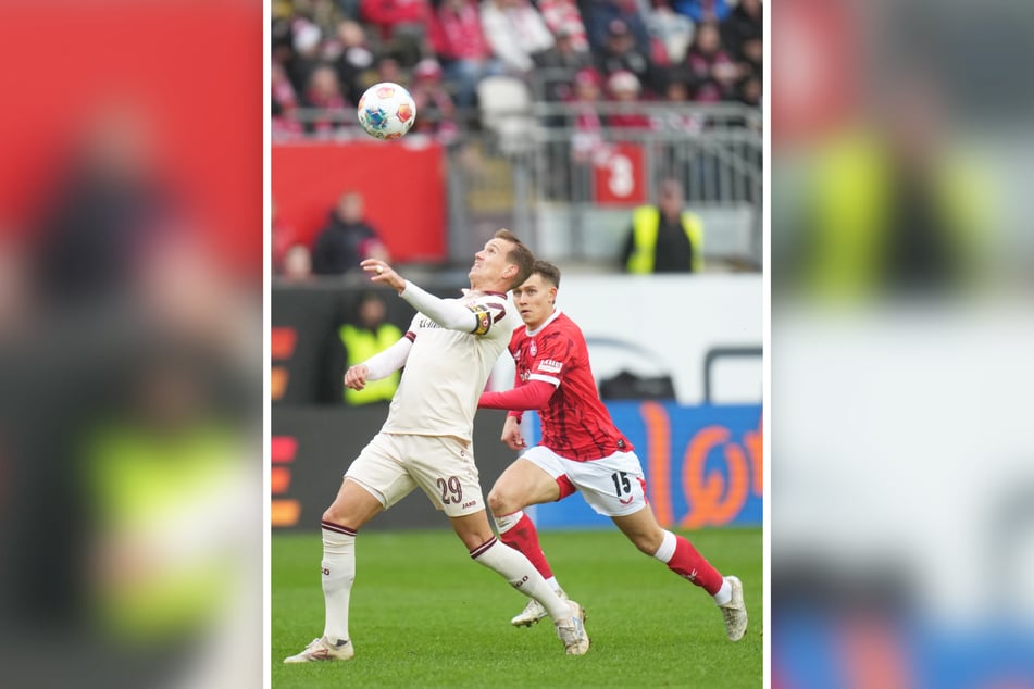 Lukas Boeder (28, l.) glaubte bis zuletzt daran, dass sein Team in Kaiserslautern noch punkten kann.