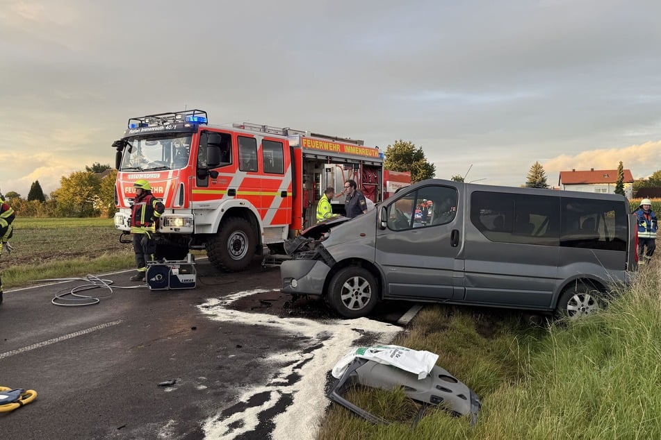 An der Unfallstelle war die St2168 für fast fünf Stunden komplett gesperrt.