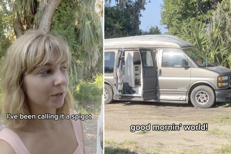 Katya zeigt auf TikTok ihren Alltag auf Reisen mit ihrem Van.