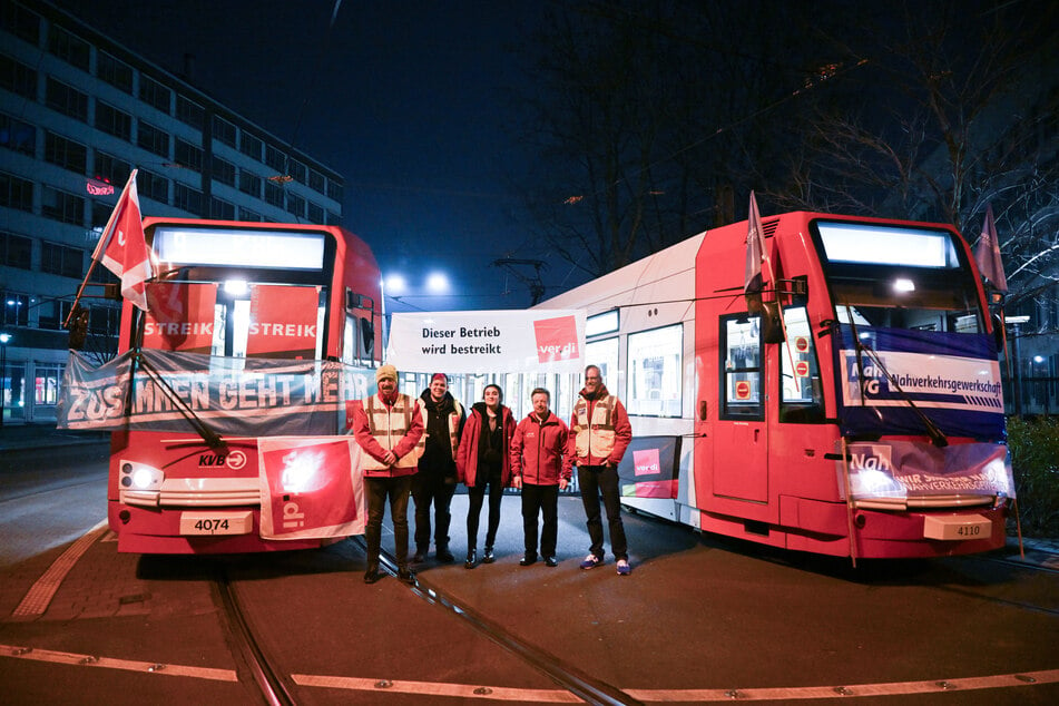 In Nordrhein-Westfalen wird - wie hier in Köln - in den kommenden Wochen wohl weitere Streiks im Nahverkehr geben.