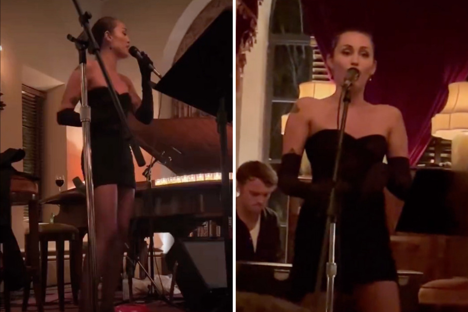 Miley Cyrus sang a mix of covers, old songs, and a potential new song at a private event in LA!