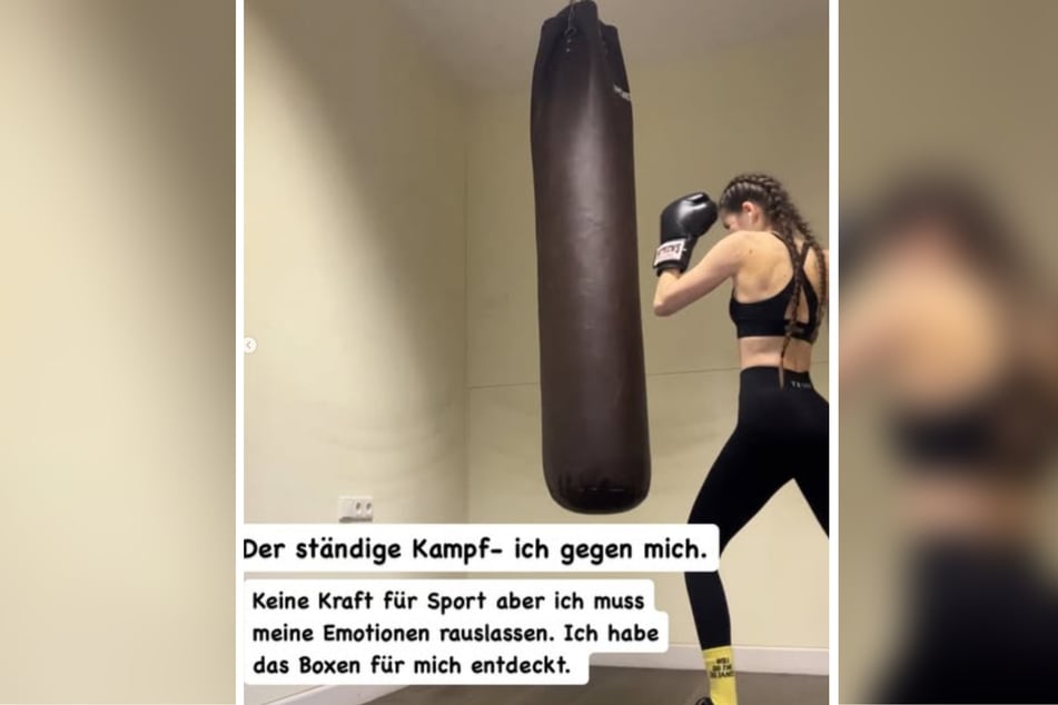 Jahrelang kämpfte das Model gegen Depressionen. Das Boxen hilft Klaudia, ihre Emotionen herauszulassen.