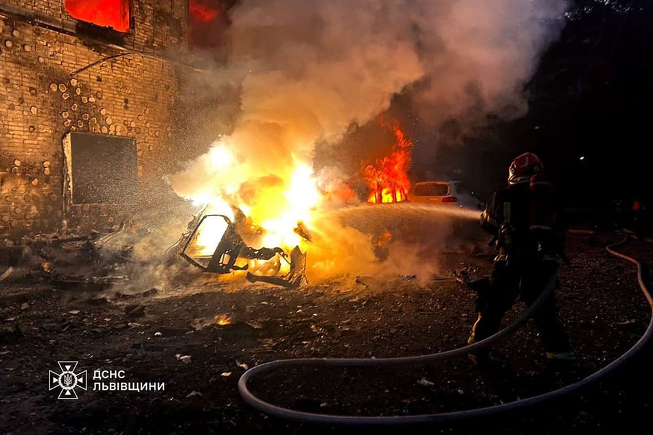 The Russian defense ministry said it had targeted companies in Ukraine's military-industrial complex in Lviv, Kharkiv, and Lutsk and a military aerodrome.