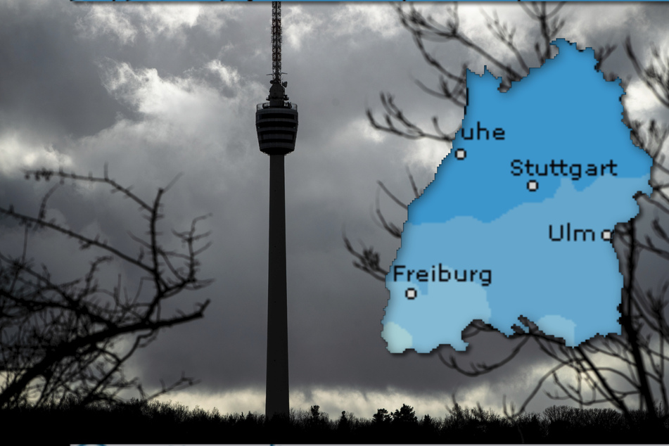 Über Stuttgart ziehen graue Wolken auf.