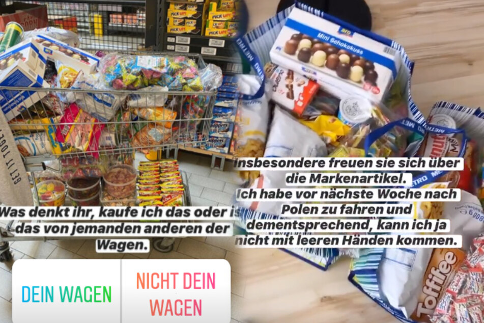 All diese Leckereien sind für Sara Kulkas (30) Familie in Polen.