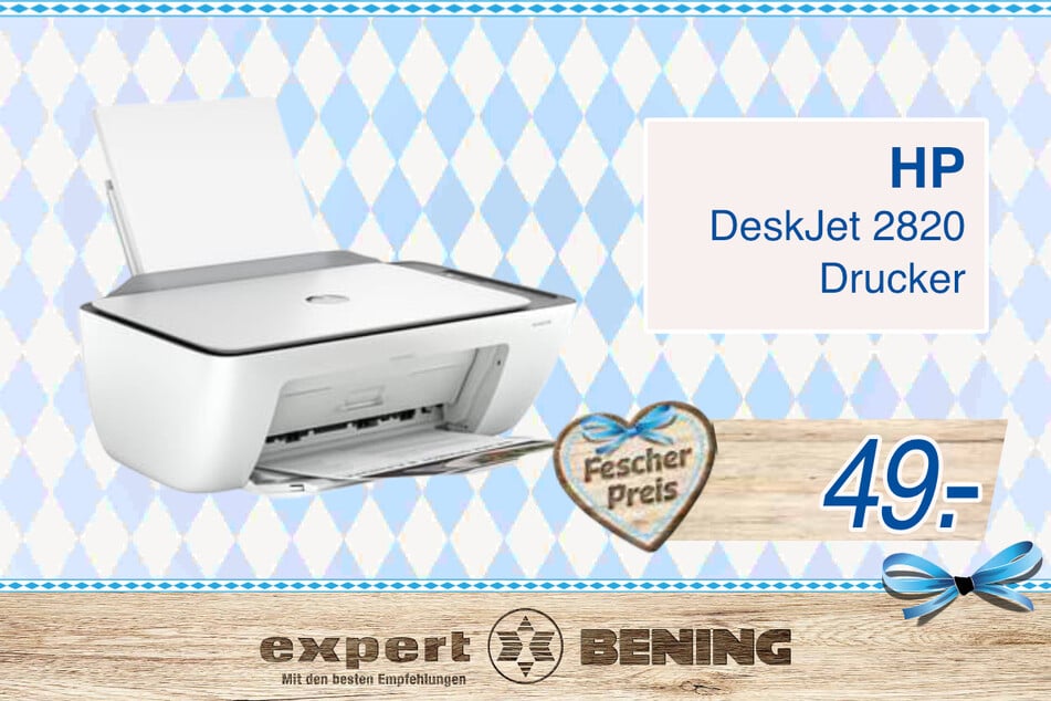 HP DeskJet 2820e Multifunktionsdrucker für 49 Euro.