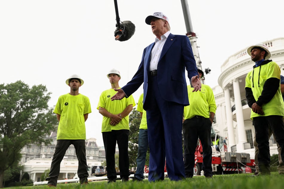 Trump inaugurates bizarre new White House addition that "was always missing"
