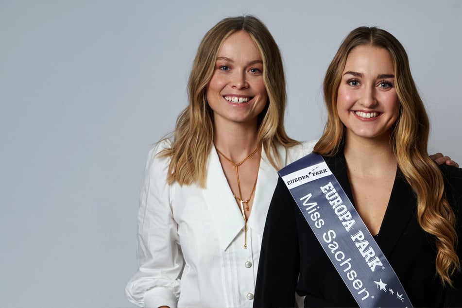 Miss Germany 2019 (l.) steht neben Nadine Voigt (22, r.), die Miss Sachsen 2020 wurde. Wer wird nun ihren Titel erben?