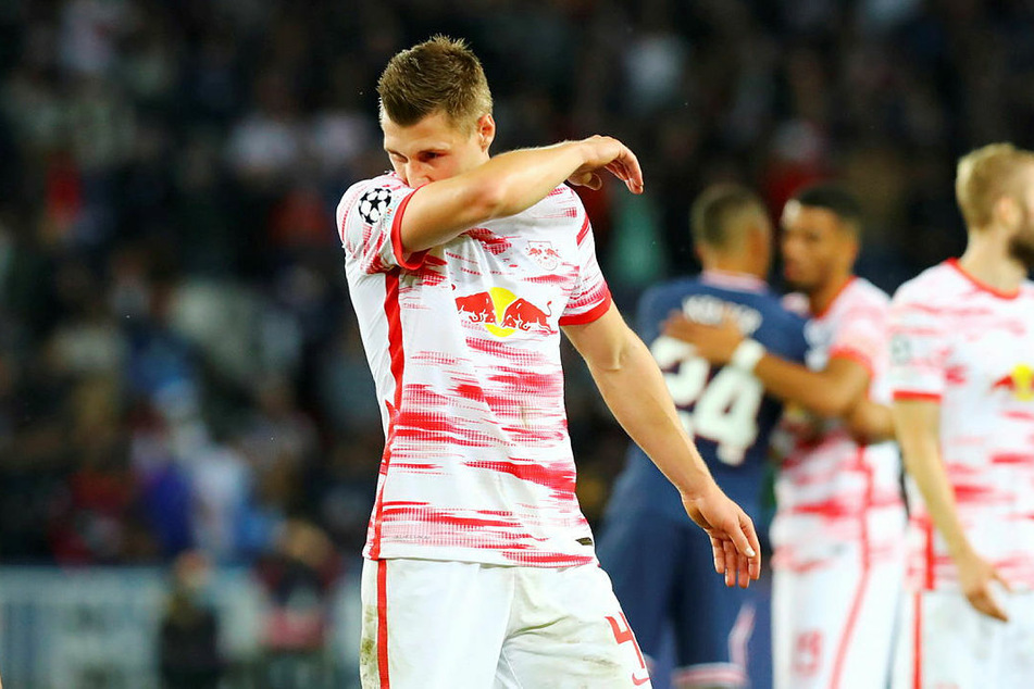 Bitter enttäuscht nach der dritten Pleite im dritten Königsklassen-Match waren RB-Kapitän Willi Orban und der Rest des Teams.