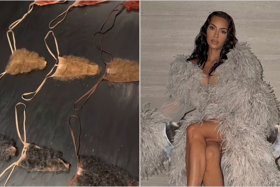 Kim Kardashian is challenging beauty norms with latest SKIMS drop, the Faux Hair Micro String Thong.
