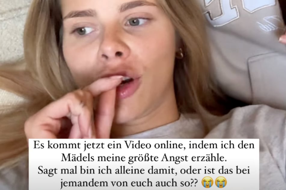 In einer Instagram-Story fragte die 24-Jährige, ob ihre Follower dieselbe Angst wie sie hätten.