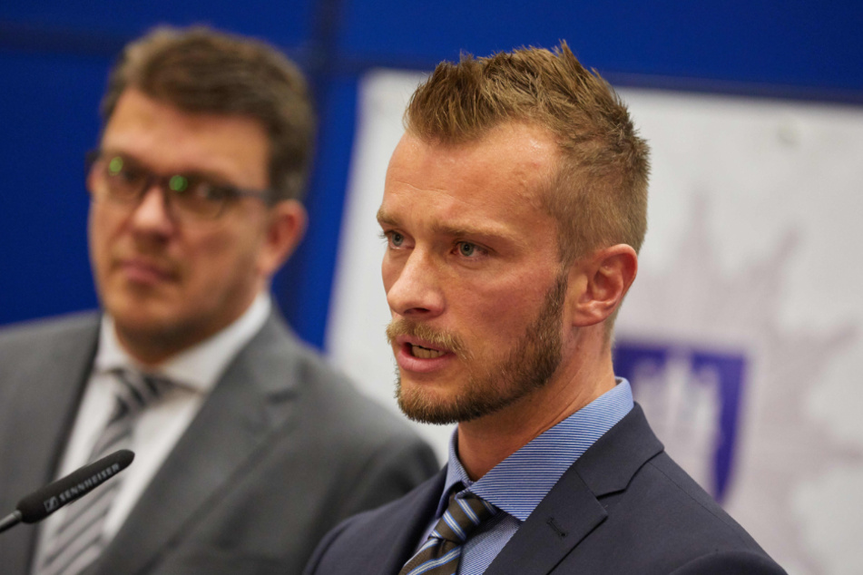 Frank-Martin Heise (links) und Steven Baack mussten nach dem Skandal ihre Posten räumen. (Archivbild)