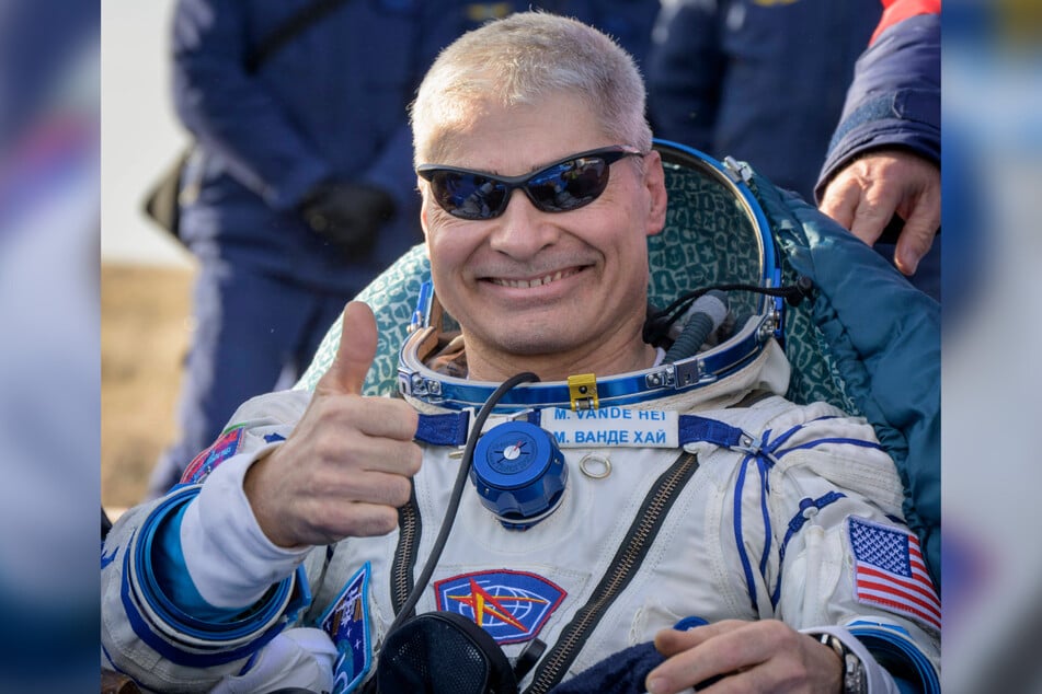 US astronaut Mark Vande Hei was on board the International Space Station for 355 days.