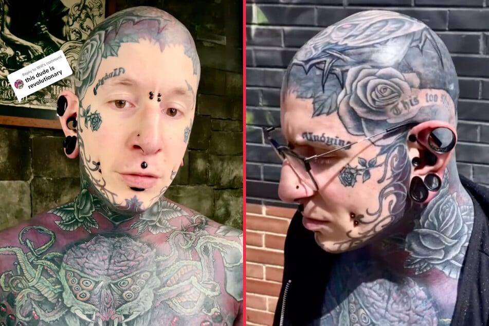 Extreme tattoo addict Remy reveals pre-ink look