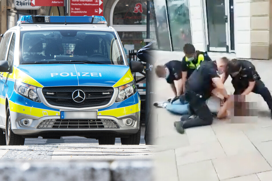 In einem Video ist zu sehen, wie vier Beamte den 28-Jährigen fixierten und schlugen.