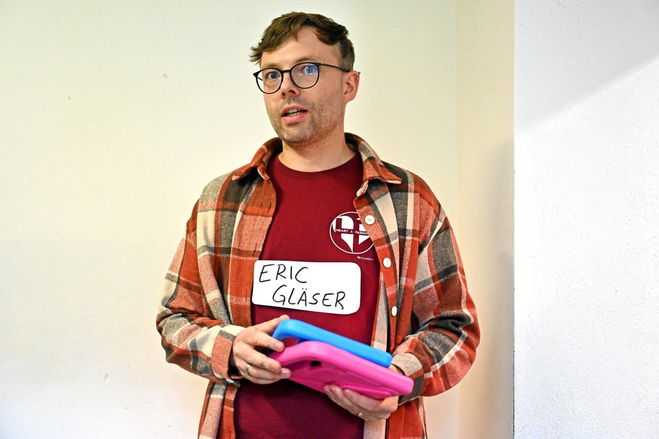 Eric Gläser (33) von der AWO betreut das Projekt "Zukunftswerkstätten".