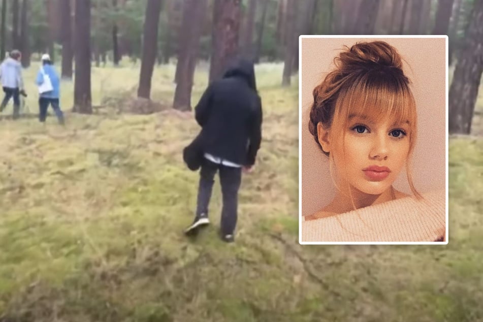 Geht's noch? Hier suchen Amateur-Ermittler im Wald nach der Leiche von Rebecca Reusch