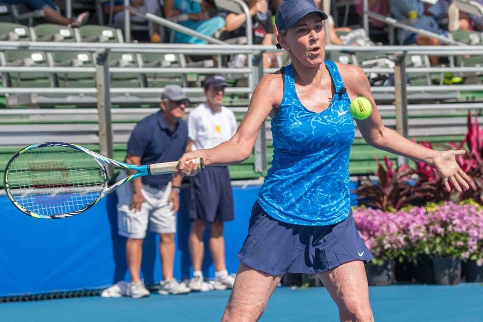 Das war 2017: Chris Evert trat in ihrer Heimat Florida zu einem Benefiz-Tennis-Match an. (Archivbild)