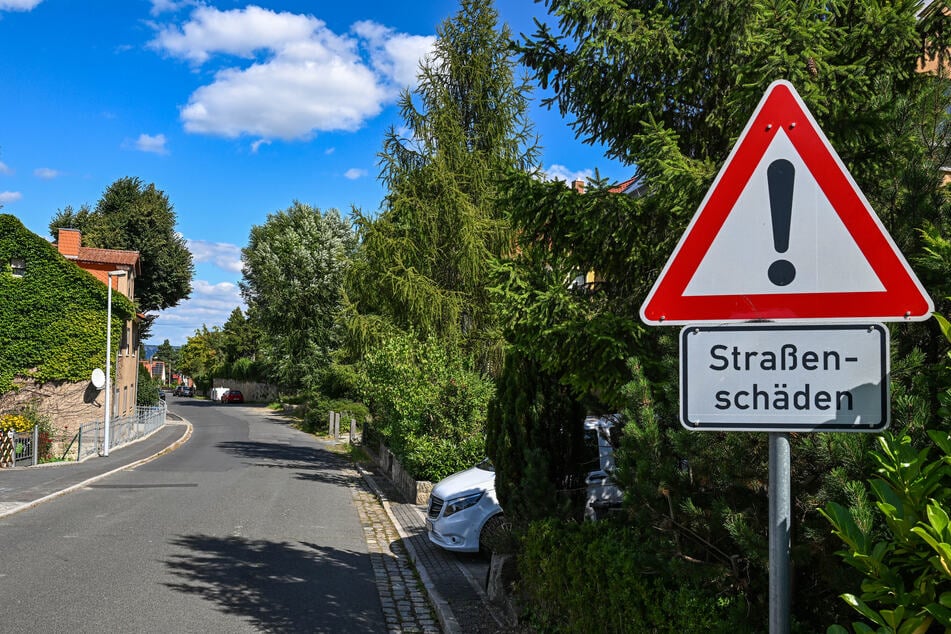 Dieser Bereich im Süden ist trotz Straßenschäden gar nicht zur Sanierung vorgesehen.