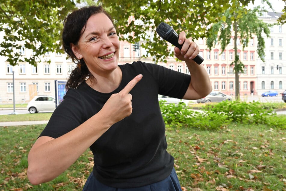 Veranstalterin Konstanze Wolter freut sich auf Euch - auch im Regen.