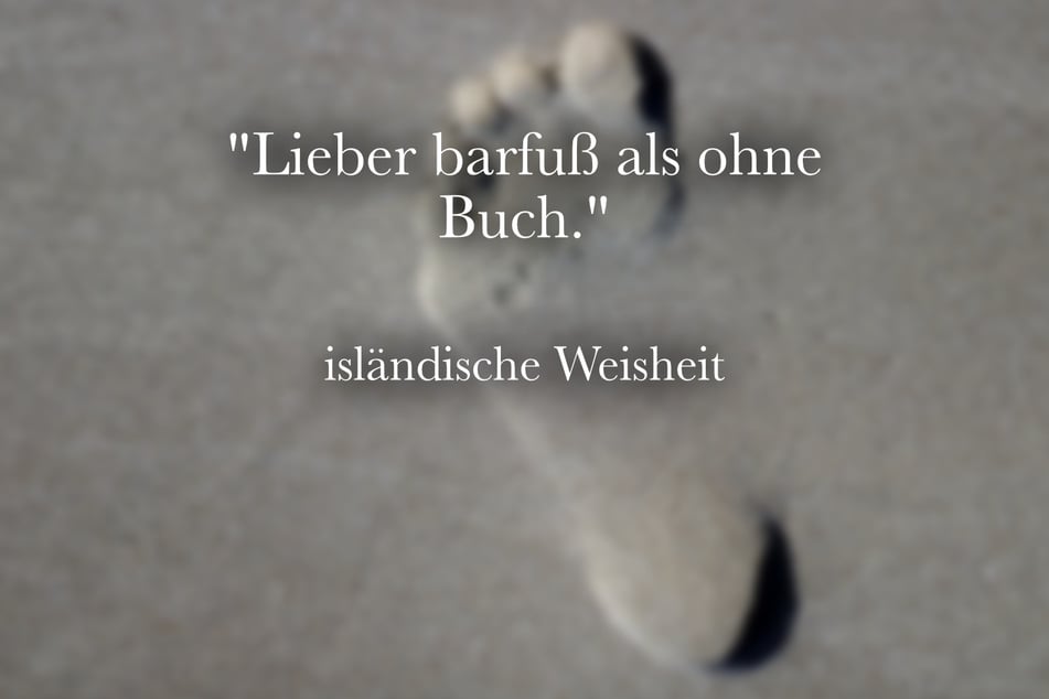 Die Liebe zu Büchern beschreibt die isländische Weisheit: "Lieber barfuß als ohne Buch."