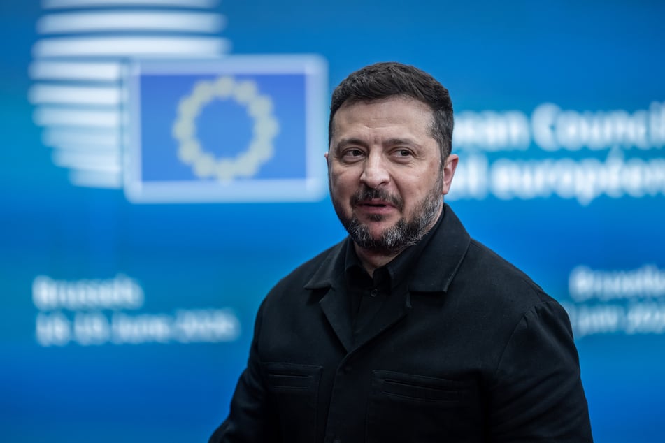 Der Präsident der Ukraine Wolodymyr Selenskyj (48)-