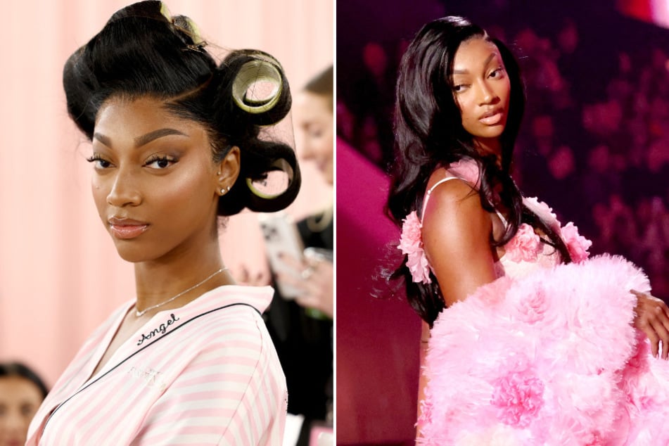 WNBA star Angel Reese made her stunning Victoria's Secret Fashion Show debut, making history as the first pro athlete to grace the runway!