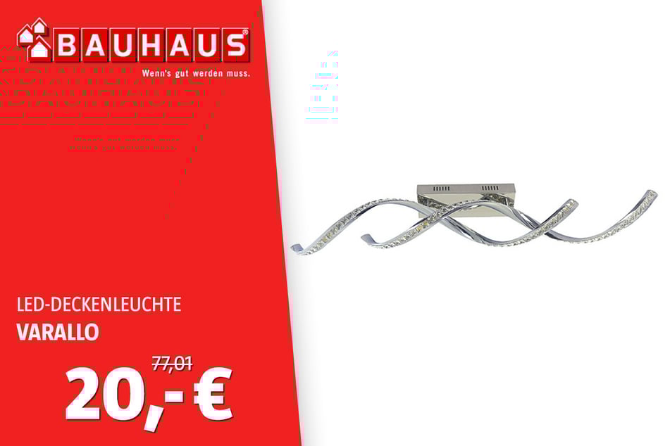 LED-Deckenleuchte Varallo