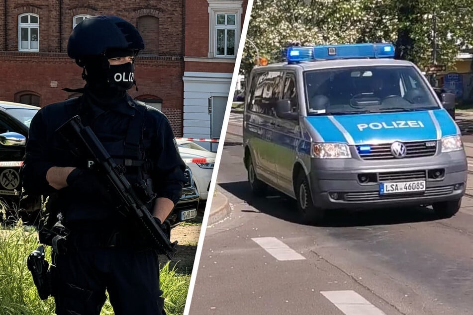 Großeinsatz in Magdeburg: Frau durch Schüsse verletzt, Täter auf der Flucht