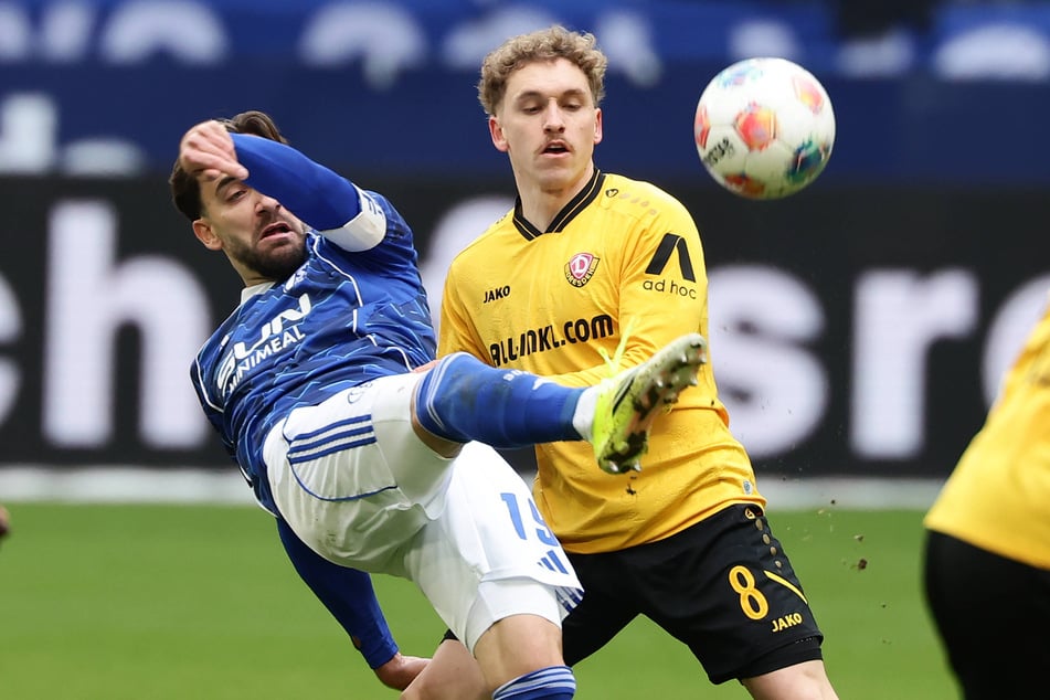 Stand in Schalke für Robert Wagner in der Startelf: Luca Herrmann (r.). Dort spielte er stark.