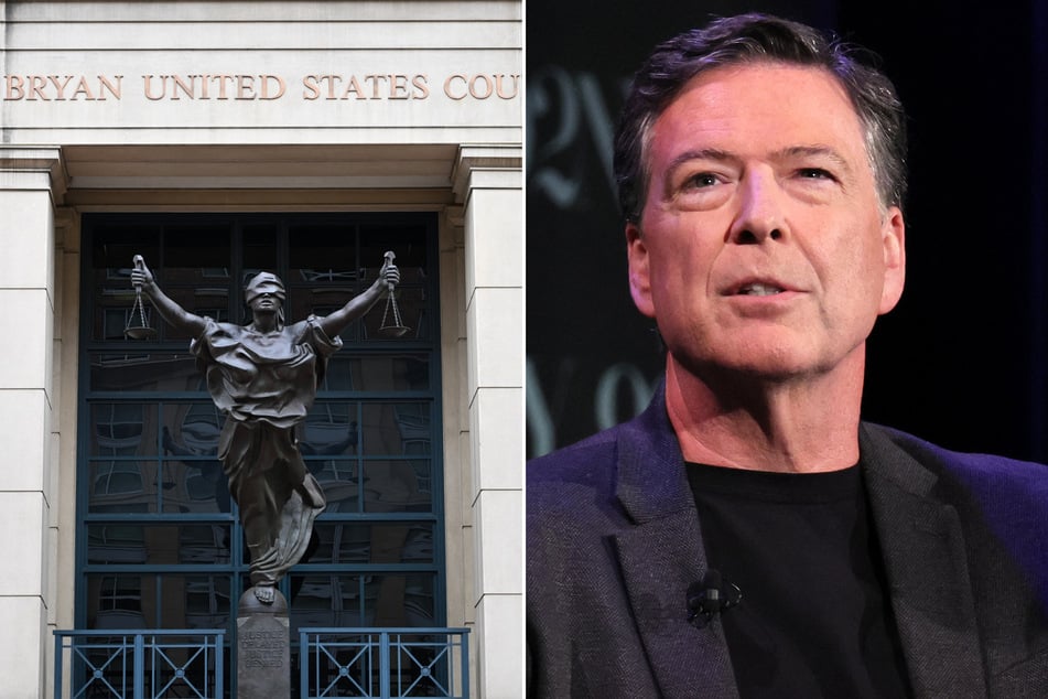 James Comey heads to court after being charged with Trump threat