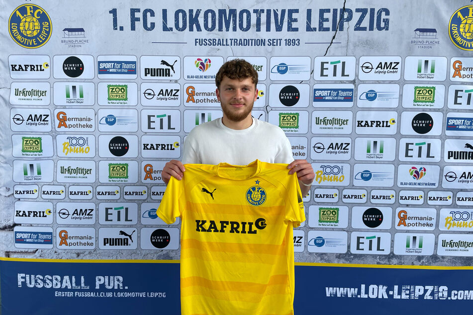 Joe Löwe (18) wird aber der kommenden Saison das Mittelfeld von Lok Leipzig verstärken.