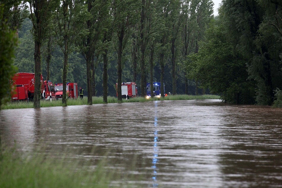 Die Pleiße in Zwickau Pölbitz beim Hochwasser 2013. Nun wird das Hochwasserschutzkonzept für den Fluss überarbeitet.