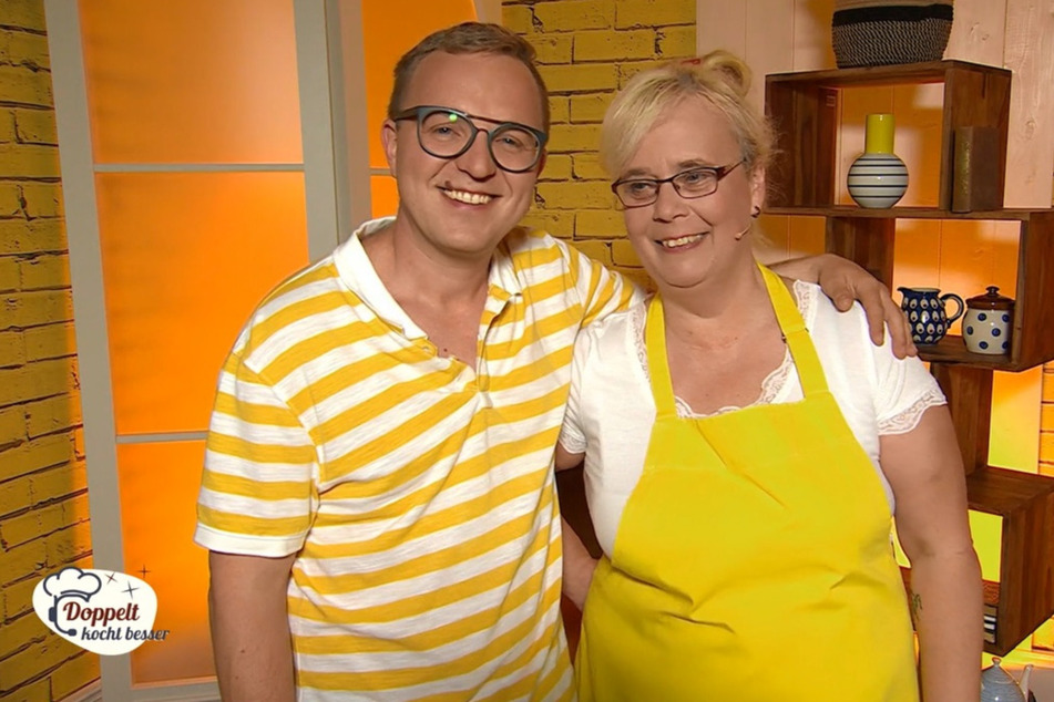Sind am Freitag Showpartner: Robert Semmann (36) und seine Nachbarin Grit (51).