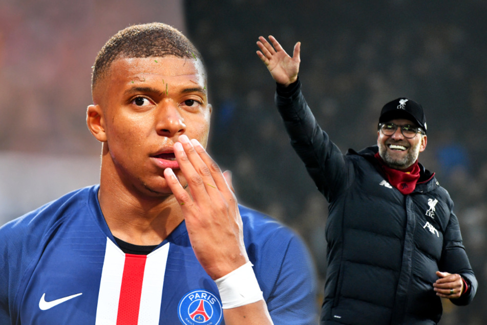Lotst Jürgen Klopp (r.) Kylian Mbappé zum FC Liverpool?