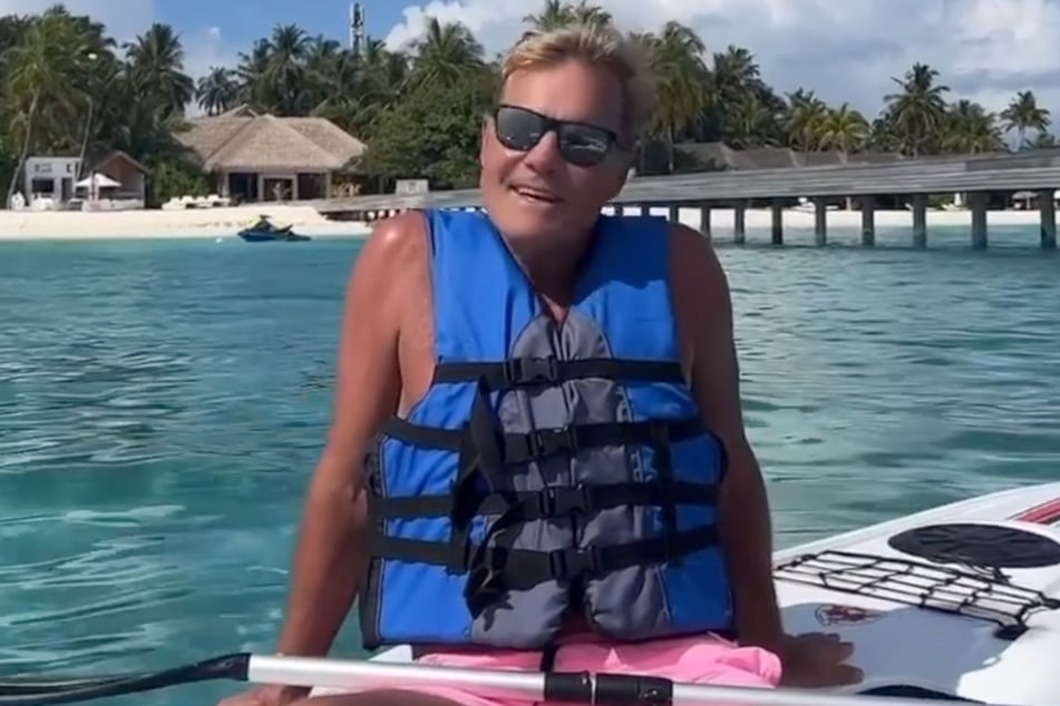 Dieter Bohlen (68) relaxt schon wieder auf den Malediven.