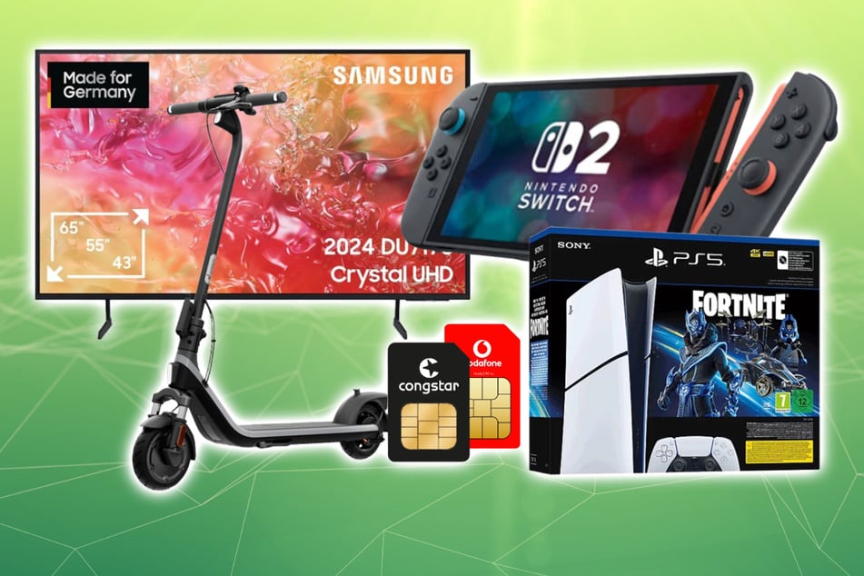 Samsung-TV, PS5 Slim, Nintendo Switch 2: Das sind die besten Technik-Deals im Juli