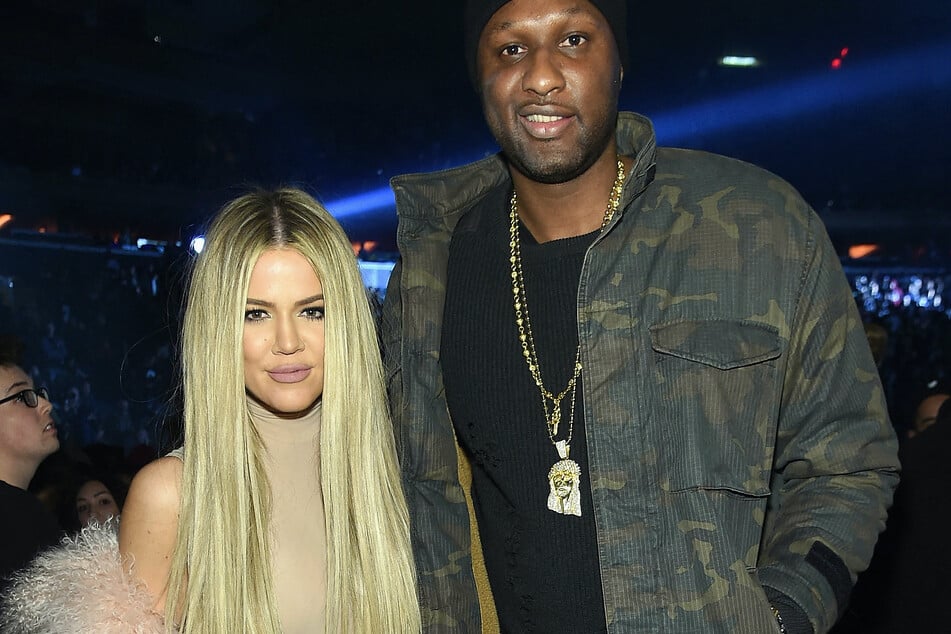 Khloé Kardashian (l.) reunited with her ex-husband Lamar on The Kardashians earlier this season.