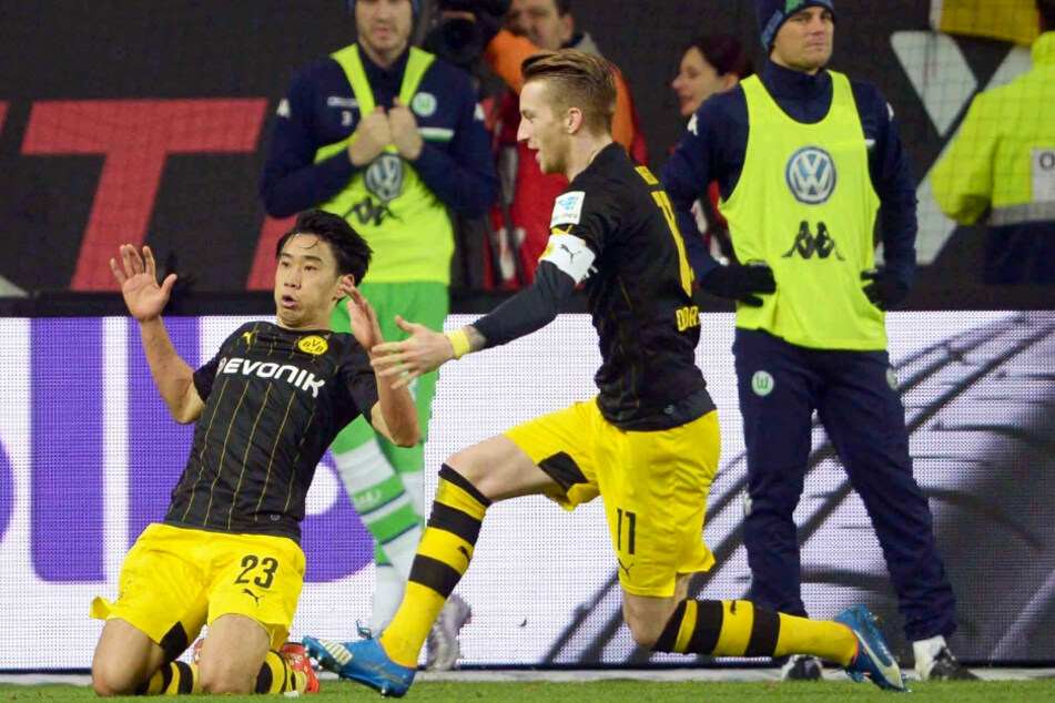 Shinji Kagawa (31, l.) verzauberte die Bundesliga vor allem zwischen 2010 und 2012 mit seinen Fähigkeiten.