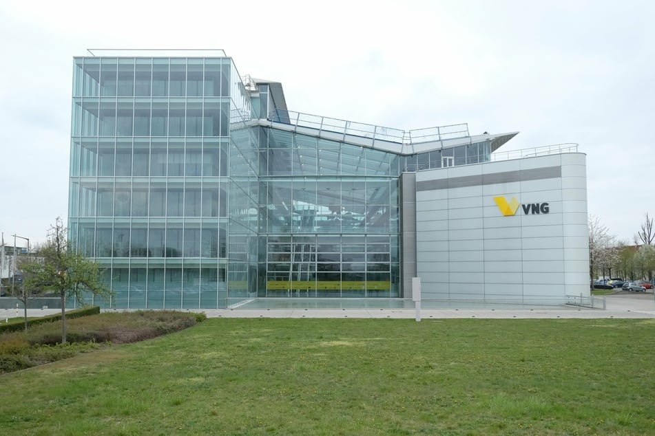 Der Firmensitz der Verbundnetz Gas AG (VNG) in Leipzig bietet durch Corona vermehrt mobiles Arbeiten an.