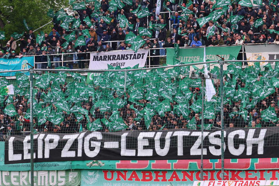 Die Fans der BSG Chemie Leipzig standen trotz einer sehr schweren Saison geschlossen hinter ihrer Mannschaft.