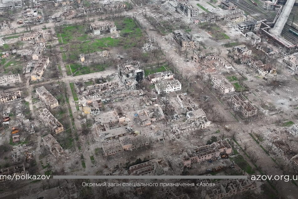 The devastation in Mariupol, which has been under siege for almost two months.