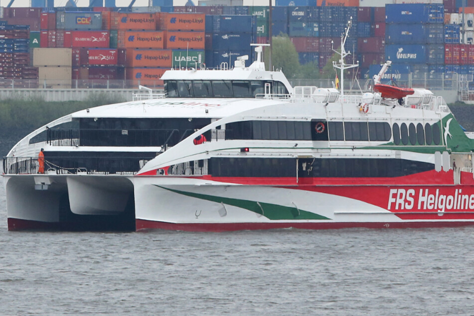 Der "Halunder Jet" verbindet Hamburg mit Helgoland. (Archivbild)